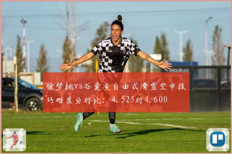 徐梦桃vs谷爱凌自由式滑雪空中技巧难度分对比:4.525对4.600